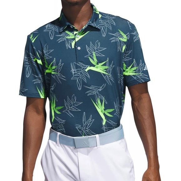 adidas Other - NWT New Adidas Men's Medium M Oasis Mesh Golf Polo Shirt Green Blue Top